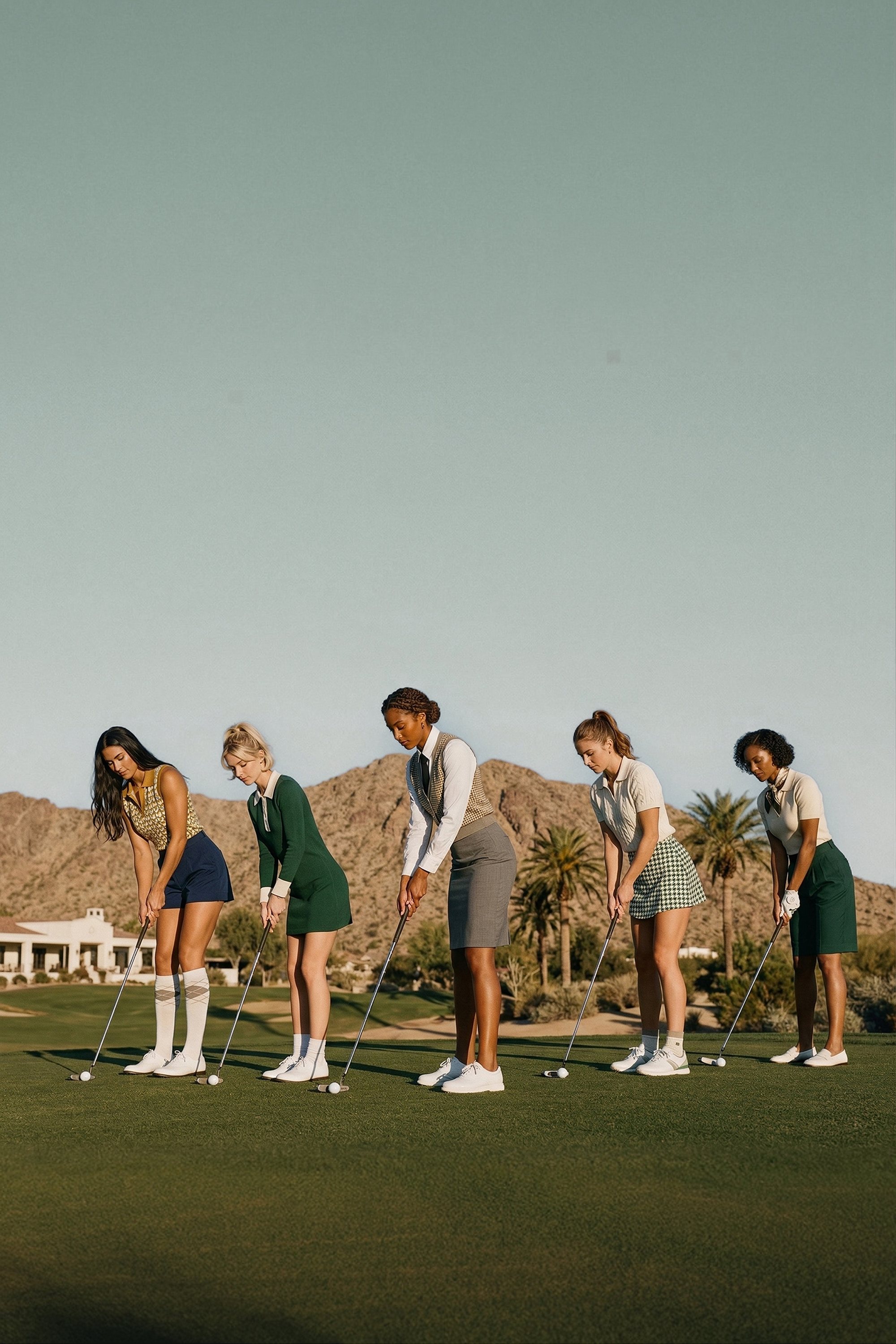 Vintage golf styling